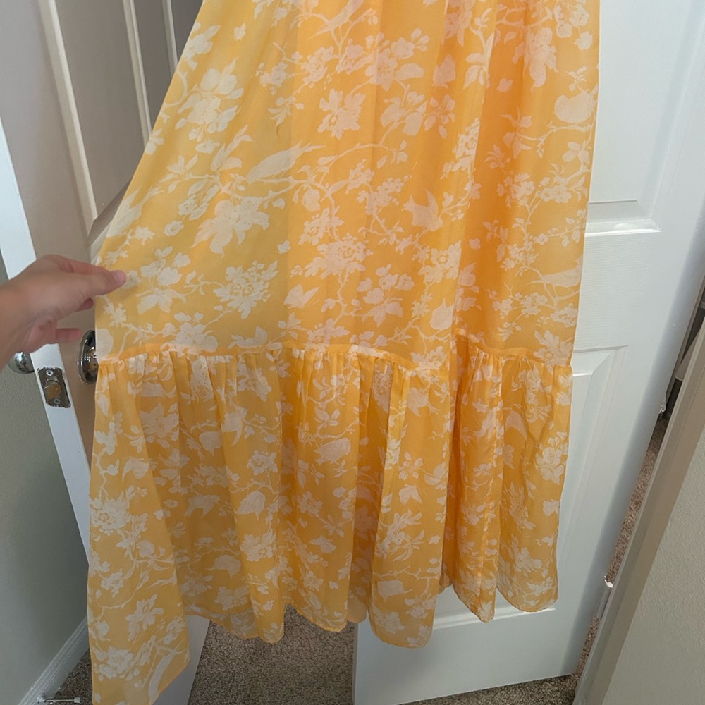 Abercrombie Flutter Sleeve maxi dress, size s - Picture 3 of 9